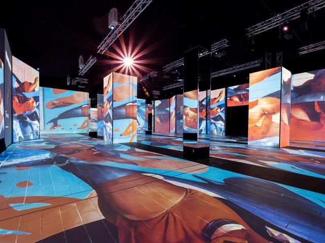 Street Art Alive mural installation at Magic Box