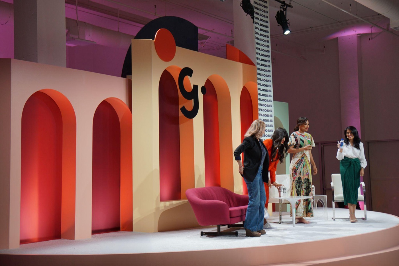 A keynote stage and audience set in an Activation Hall