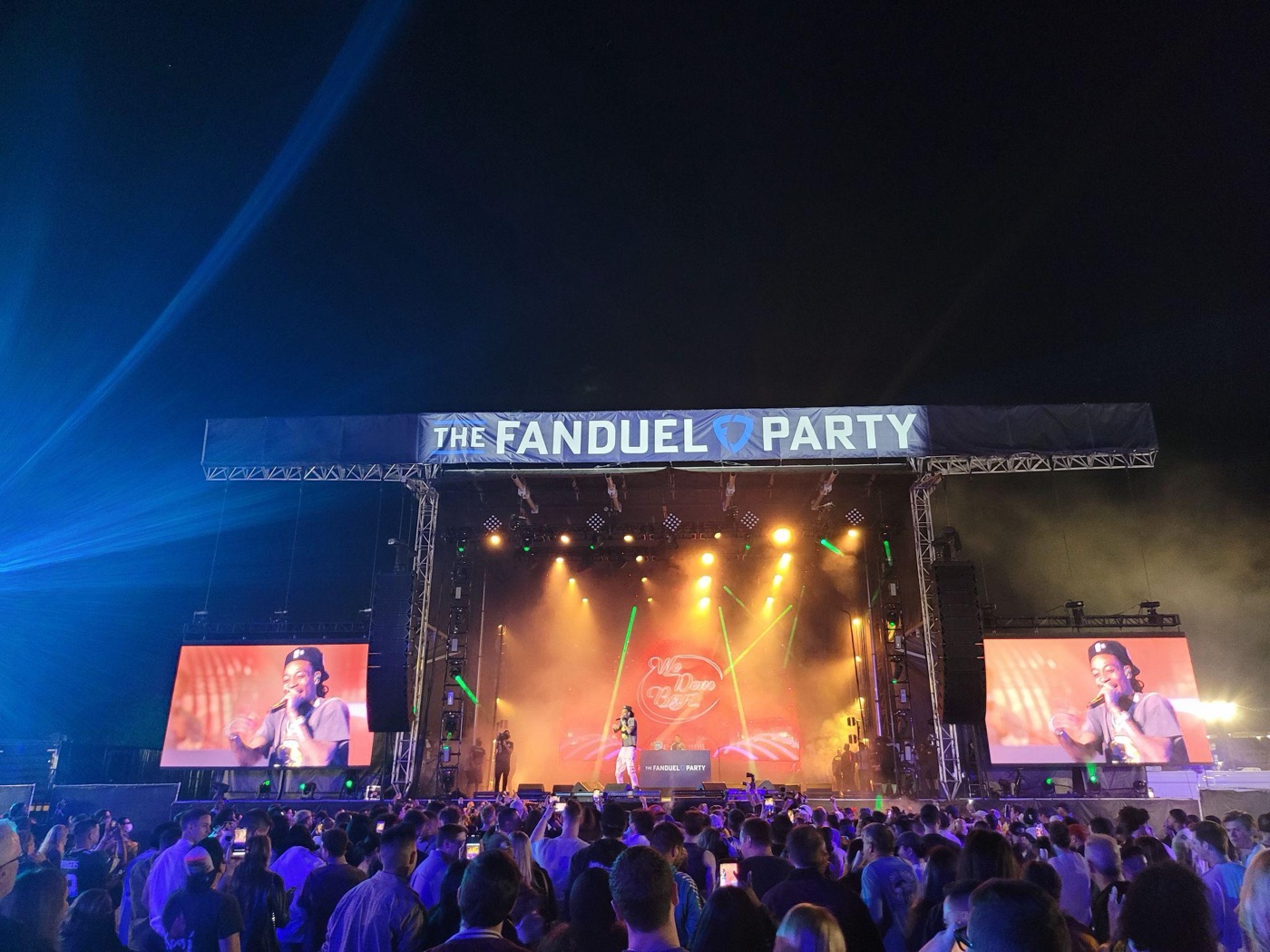 A headline stage built on the South Event Lot
