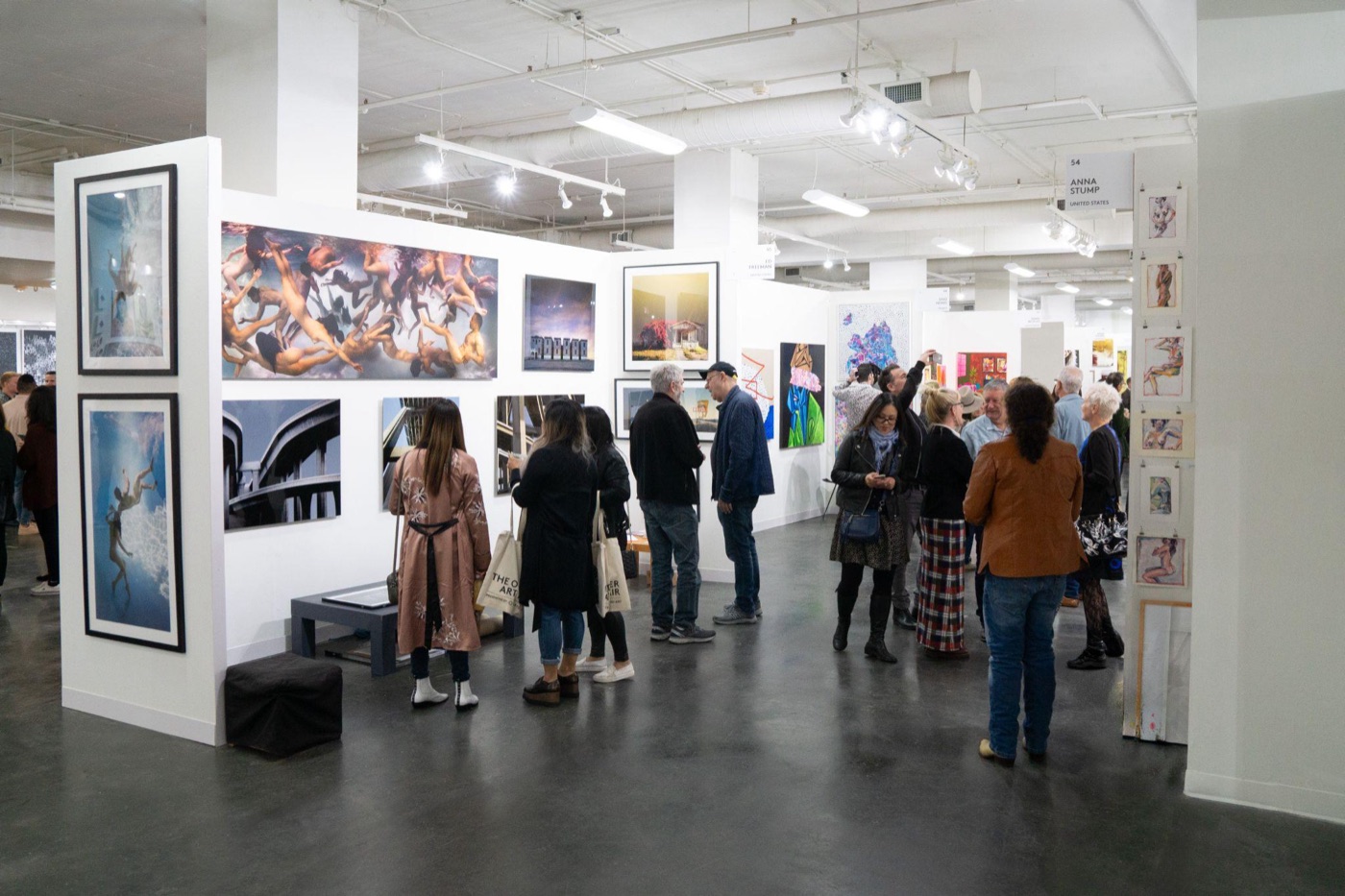 An art fair filling the Exhibit Hall